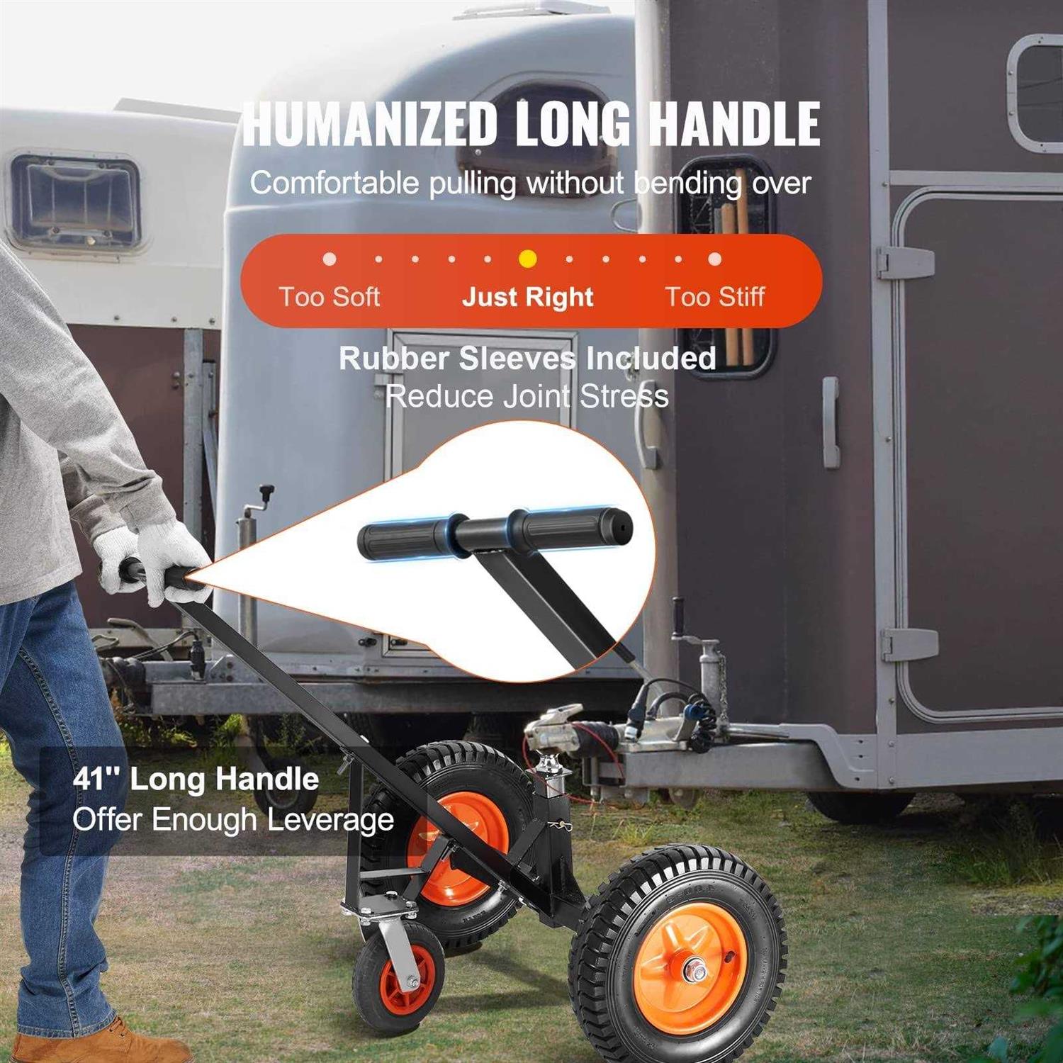 VEVOR Adjustable Trailer Dolly 1000 lbs Capacity Trailer Mover Dolly - Shop Hardware Tools Online Store