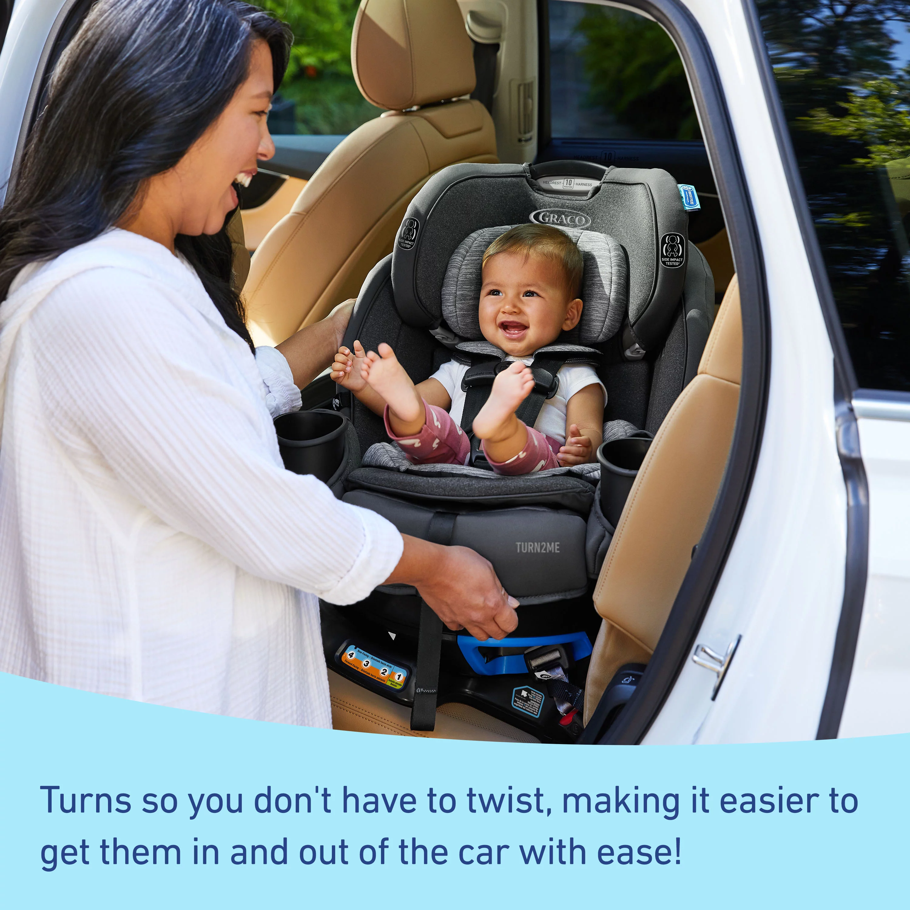 Graco® Turn2Me™ 3-in-1 Rear- and Forward-Facing Car Seat, Cambridge