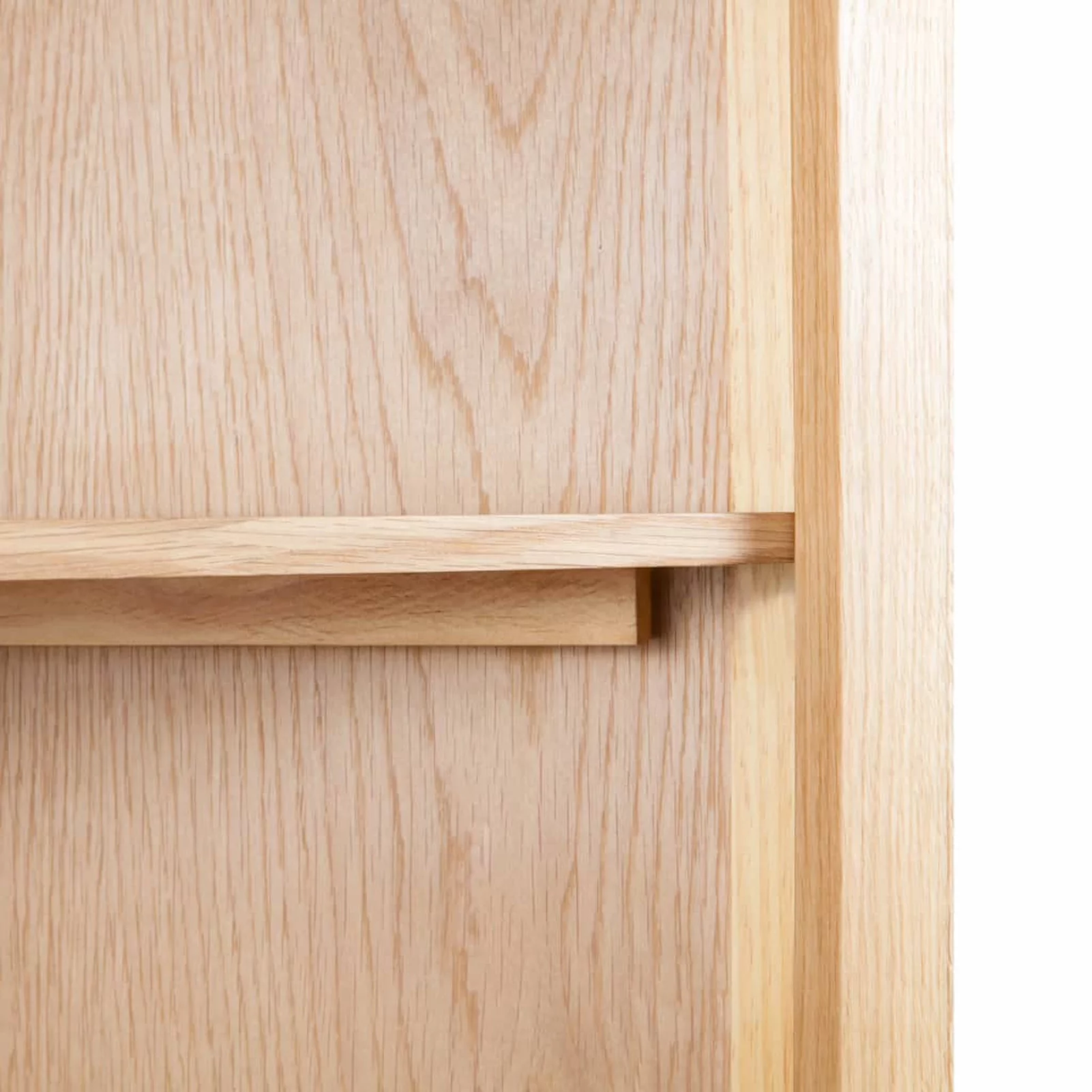 Corner Cabinet 23.2"x14.1"x70.8" Solid Oak Wood
