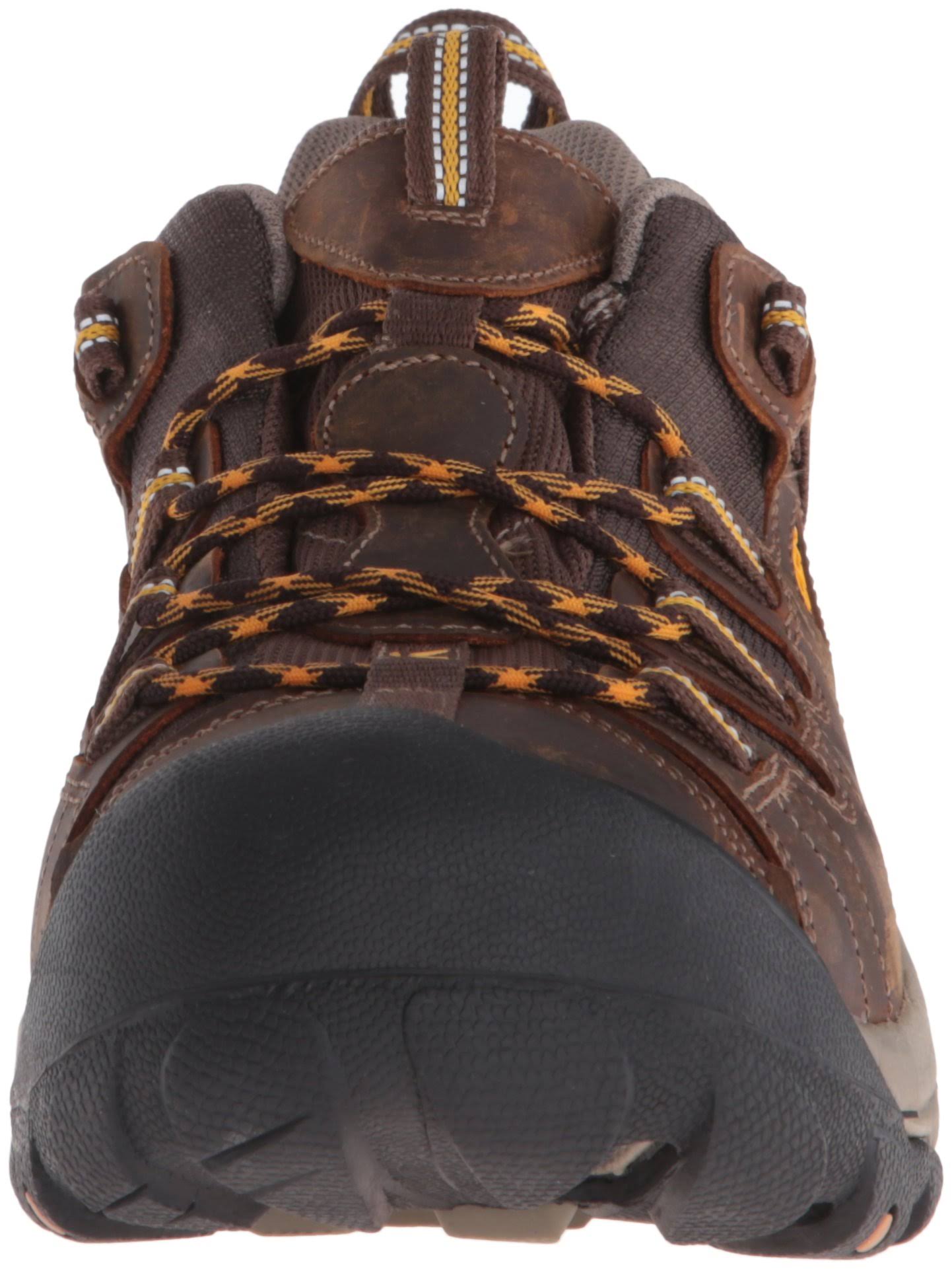 Keen Men&s Targhee II Waterproof - Wide Cascade Brown/Golden Yellow / 10.5