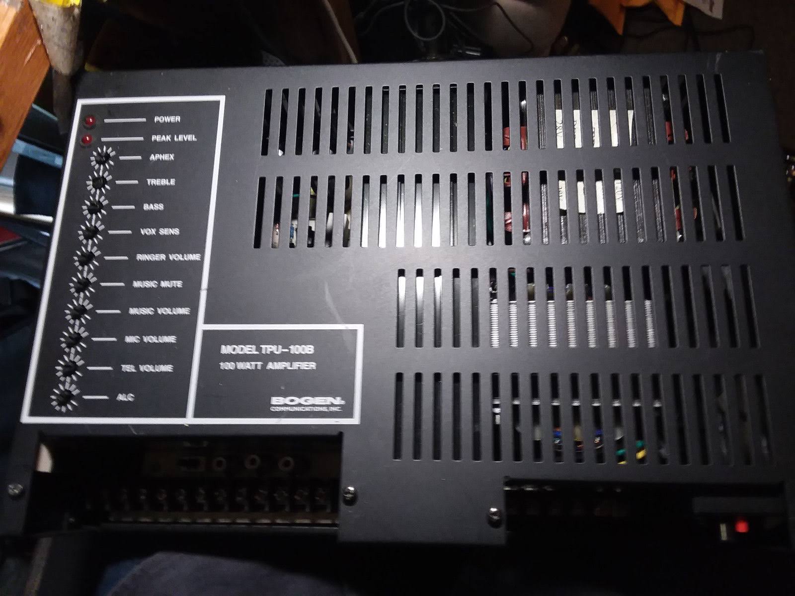 Bogen TPU100B Amplifier