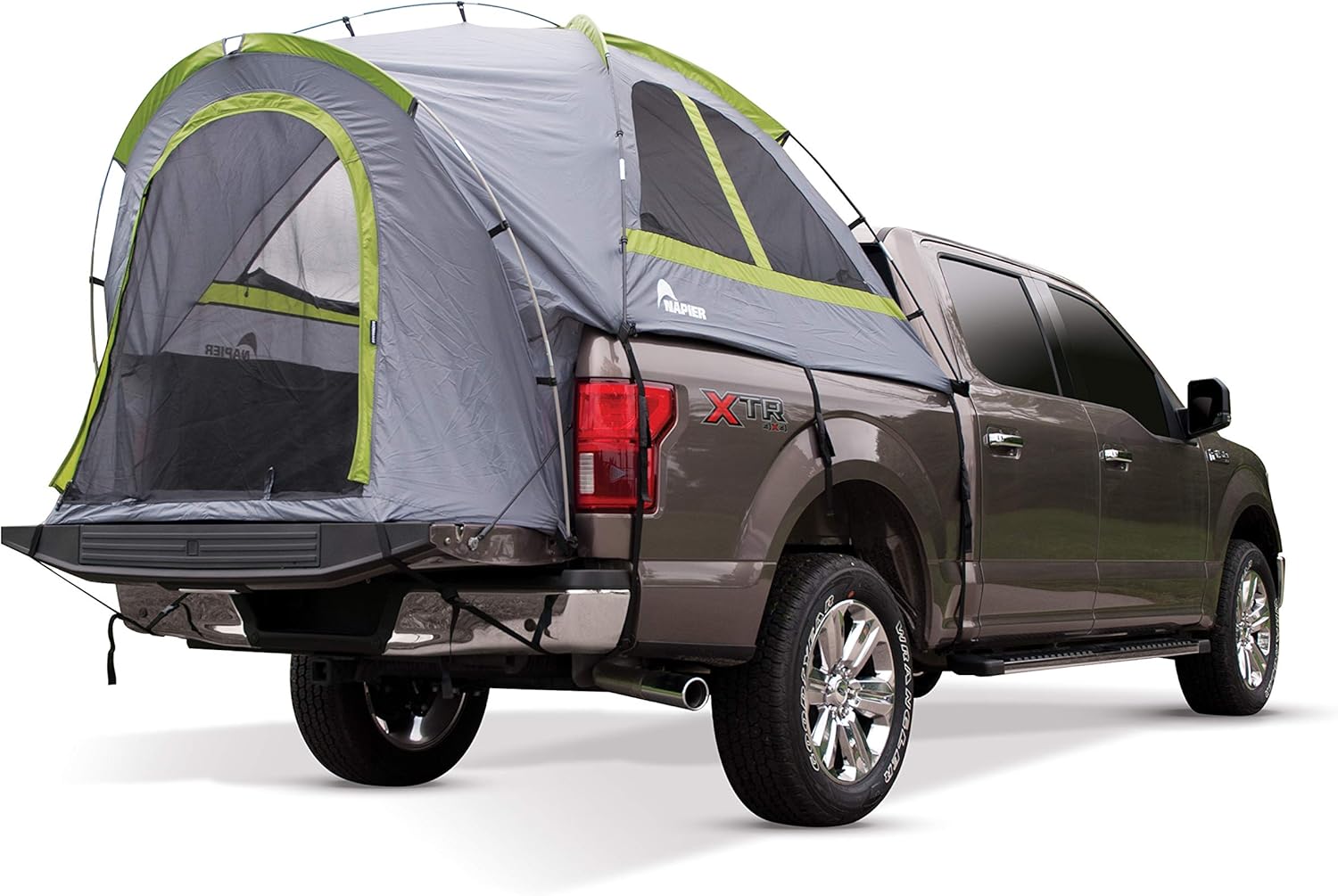 Napier Backroadz Truck Tent , Grey/Green, Full Size Regular Bed (6.4'-6.7')