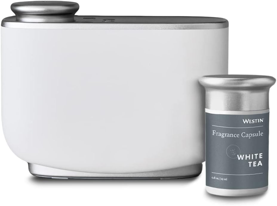 Westin White Tea Room Diffuser and Scent Capsule - Hotel Fragrance - Signature White Tea Scent