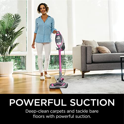Shark HV371 Rocket Pro DLX Corded Stick, Removable Hand Vacuum, Advanced Swivel Steering, XL Cup, Crevice Tool, Upholstery Tool & Anti-Allergen Dust Brush (Renewed)