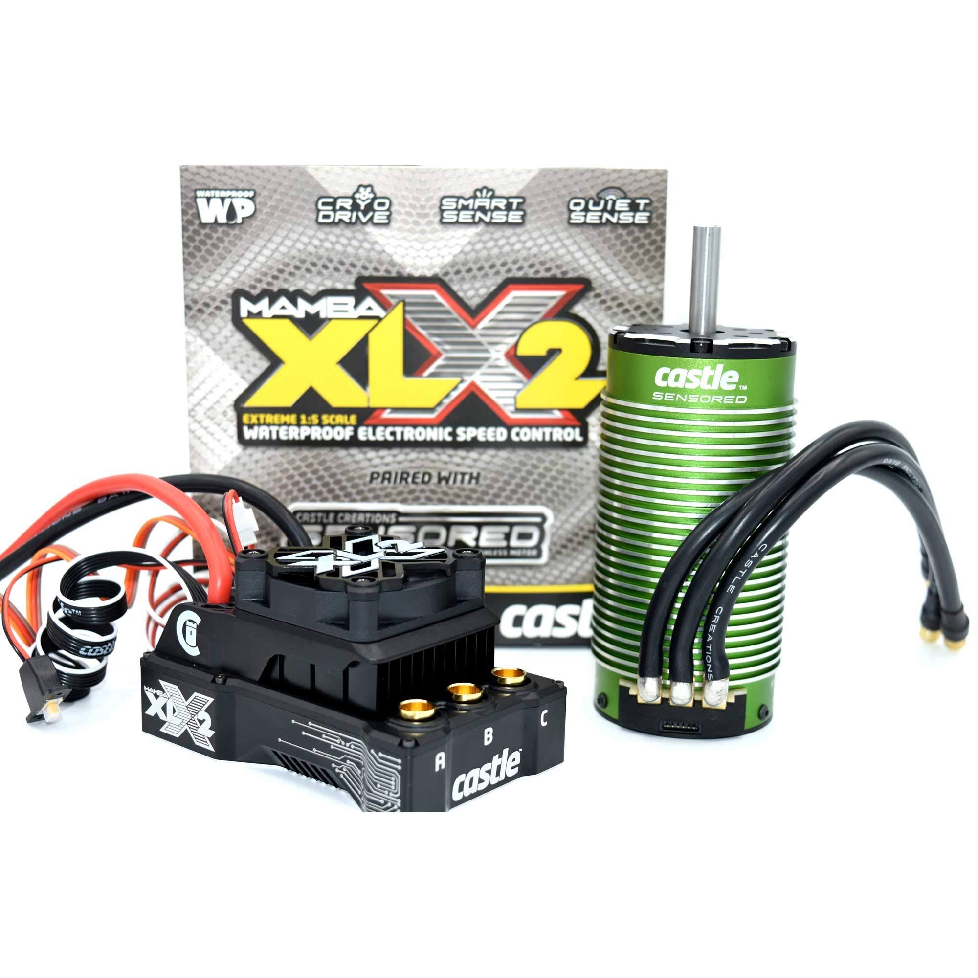 Castle Creations - Mamba XLX 2 1/5 ESC/1100Kv Motor Combo w/20A Bec - 10016702