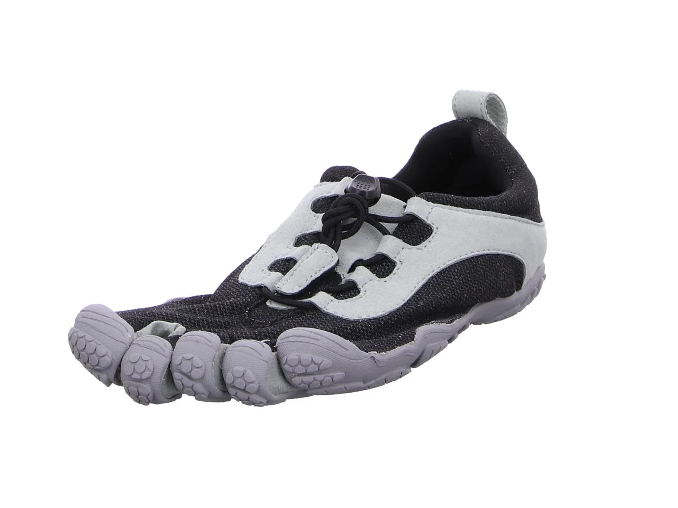 Vibram FiveFingers V-Run Retro Black/Grey EU 38 (US Women's 7.5-8) B (M) - Curated Treasures Market