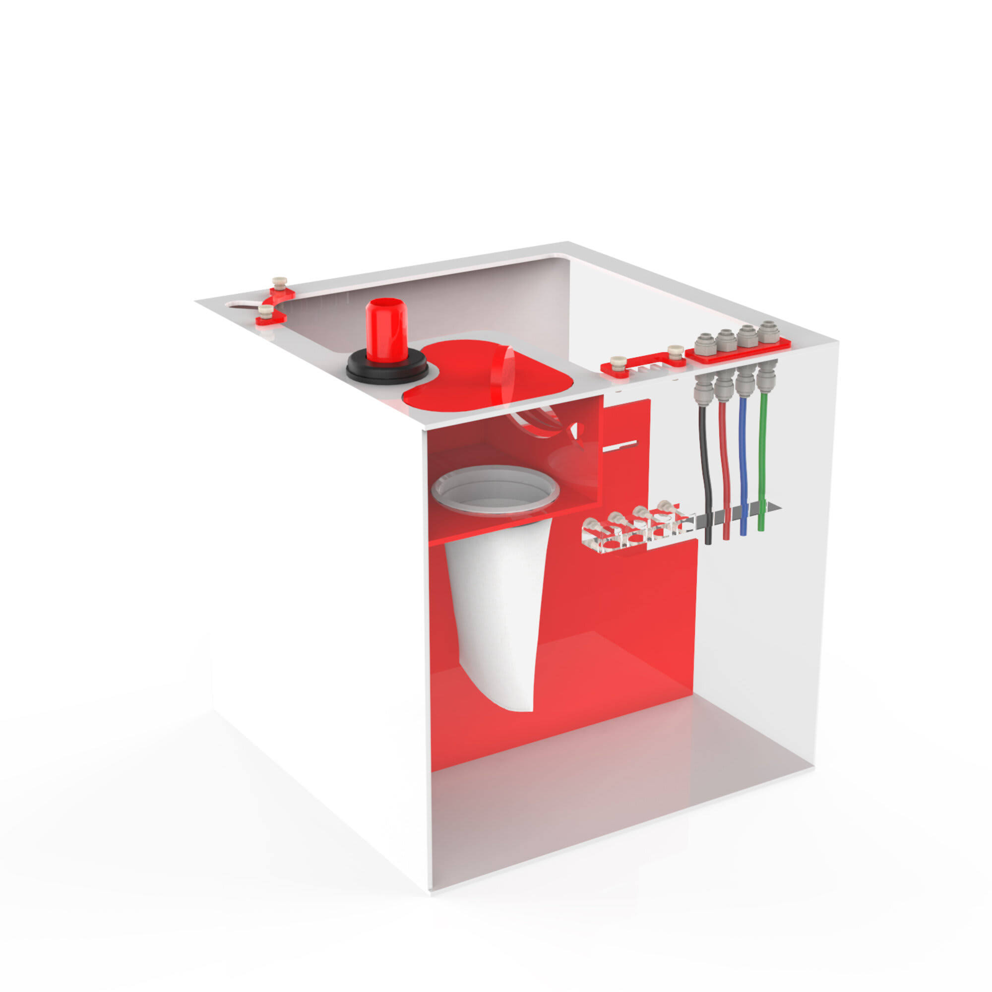 Pro Clear Aquatic Systems Red Flex 4-in-1 Sump - 100