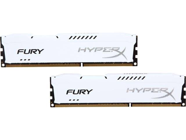 Kingston HyperX Fury Memory White - 16GB Kit (2x8GB) - DDR3 1600Mhz