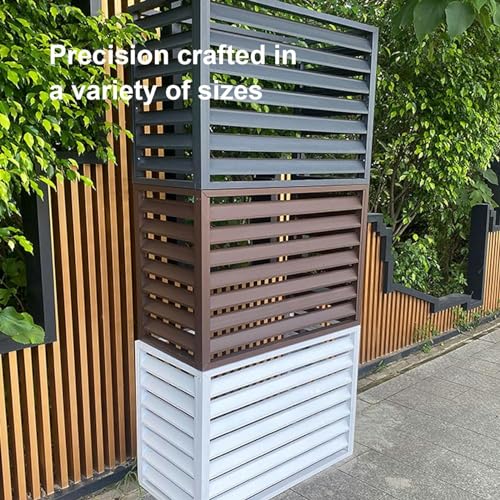 mini split air conditioner covers,Mini Split Air Conditioner Cover for Outside Units,Shelf Plant Stand,Outdoor AC Unit Cover,Noise Reduction,suitable for outdoor(Gray,100*50*70cm/40*20*28in)