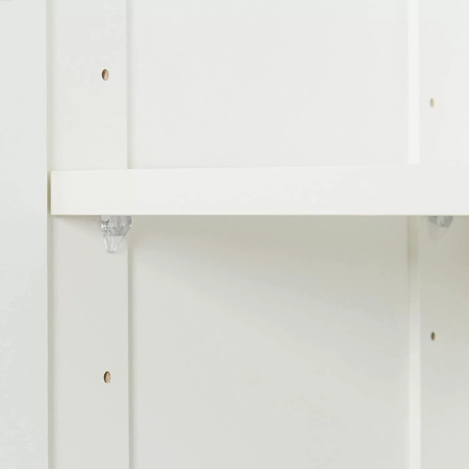 71" H Pantry Wood Storage Cabinet with 3 Adjustable Shelves 2 Doors for Bedroom Kitchen