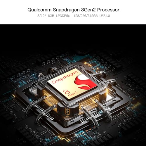 AYN Odin 2 Android Handheld Gaming High-Performance Retro Game Handheld with Snapdragon 8 Gen 2 Octa-core CPU, Adreno 740 GPU, 6" 1080p Screen, Wi-Fi 7, Android 13 (Clear Blue, Pro 12+256GB)