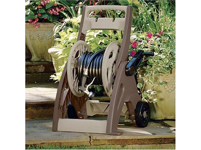 Suncast 175' Hosemobile Resin Garden Hose Reel Cart with Leader Hose (2 Pack)