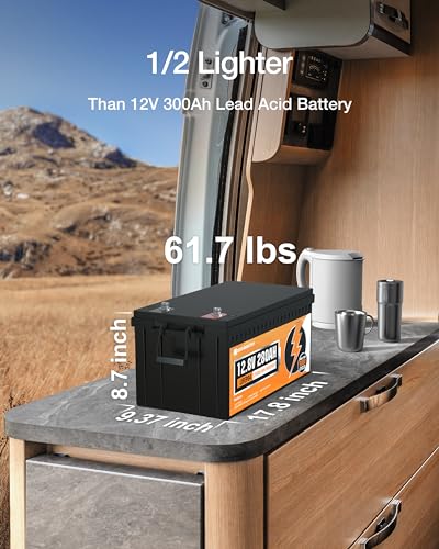 ECO-WORTHY 12V 260AH 280AH BATTERY