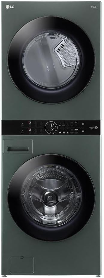 LG WKGX201HGA Single Unit Front Load LG WashTower(TM) with Center Control(TM) 4.5 cu. ft. Washer and 7.4 cu. ft. Gas Dryer