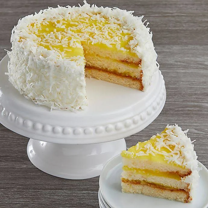 Bake Me A Wish Lemon Coconut Happy Birthday Cake Multi