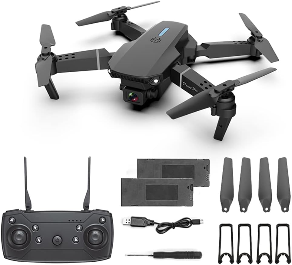 FPV Drone with 4K Dual HD Cameras Upgraded Version RC Quadcopter for Adults and Kids, Beginner WiFi RC Drone Live Video