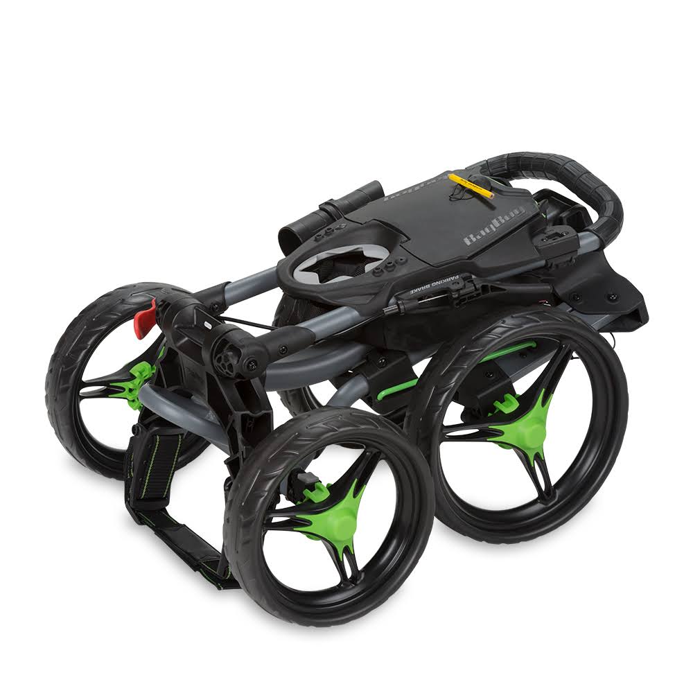 Bag Boy - Quad XL Push Cart - Matte Black/Red