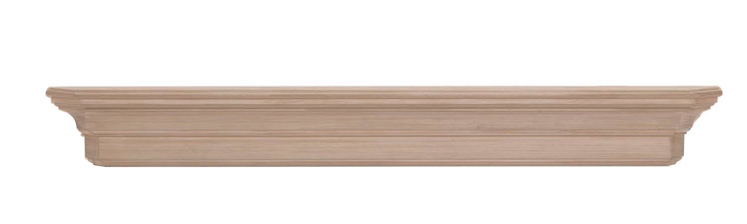 Pearl Lindon Unfinished Fireplace Mantel Shelf - 72x22