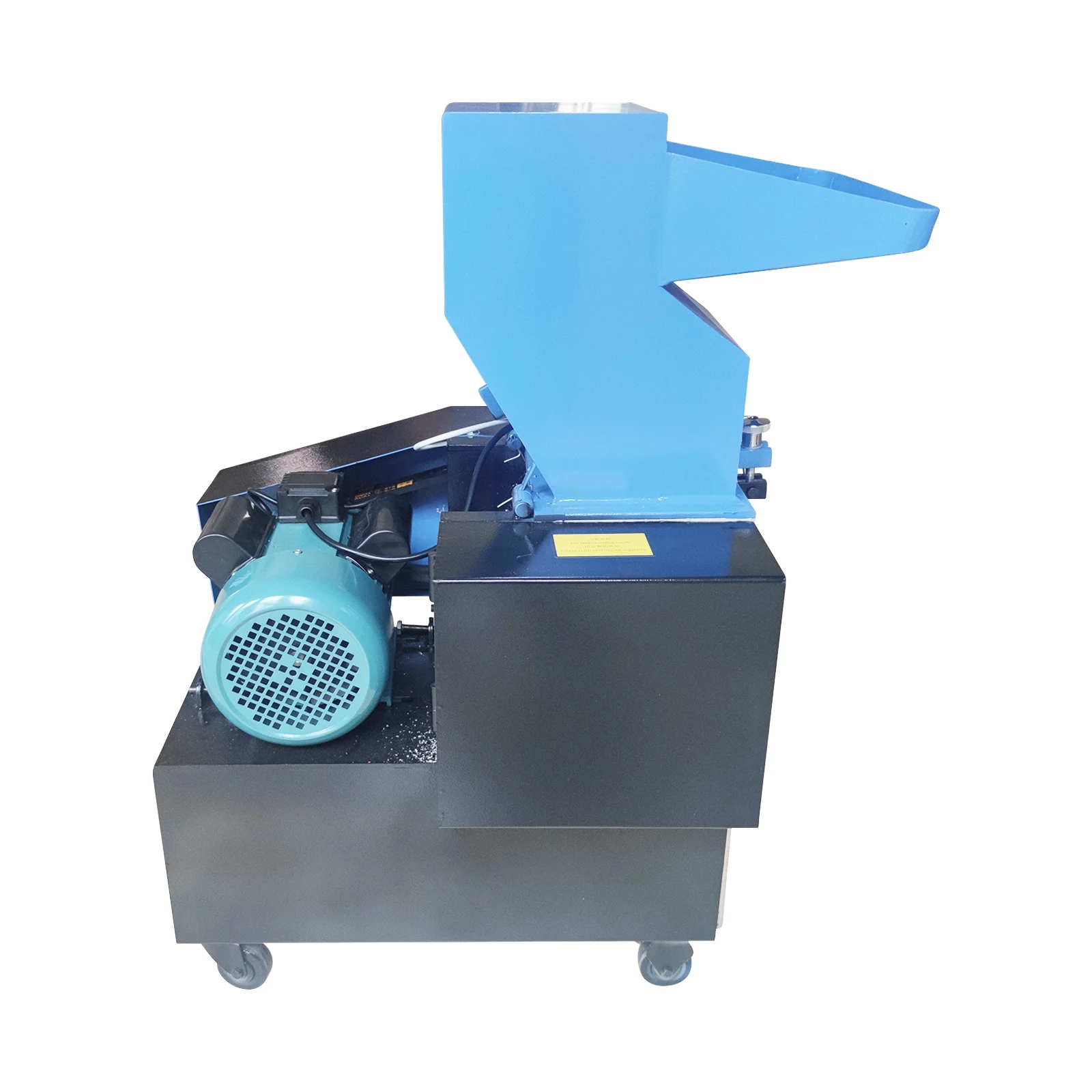 INTBUYING 220V Electric Plastic Shredder Recycling Disintegrator for Plastic Rubber Wood Grain