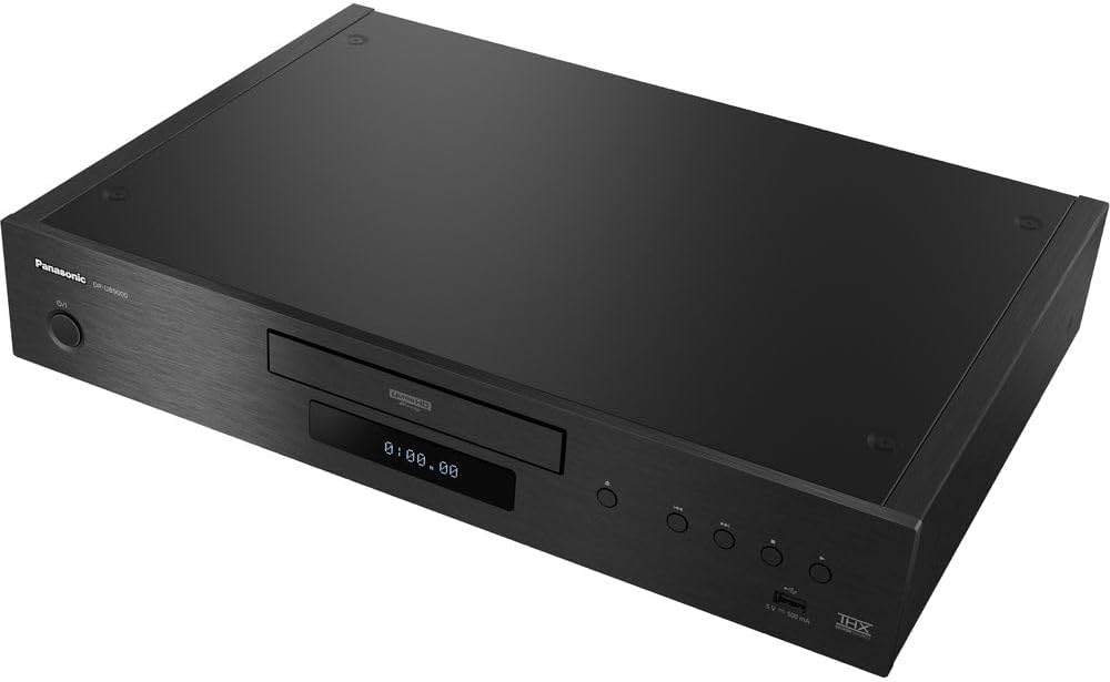 Panasonic DP-UB9000 HDR10+, 4K UHD, Dolby Vision, Network Streaming Blu-ray Disc Player (DP-UB9000P1K) + Network Cable + Optical Audio Cable + HDMI Cable + Cable Ties