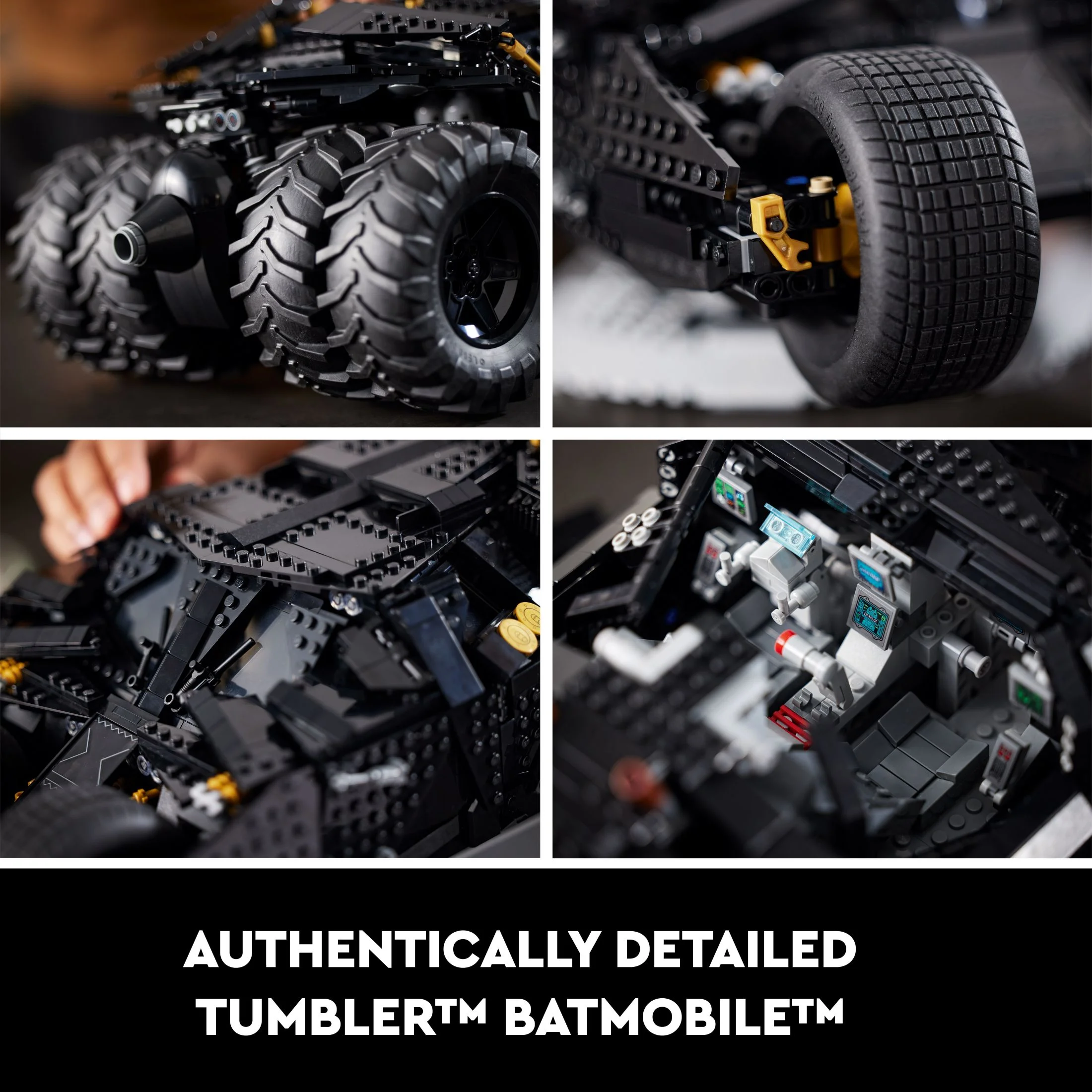 LEGO DC THE Batman Batmobile Tumbler 76240 Building Kit (2,049 Pieces)