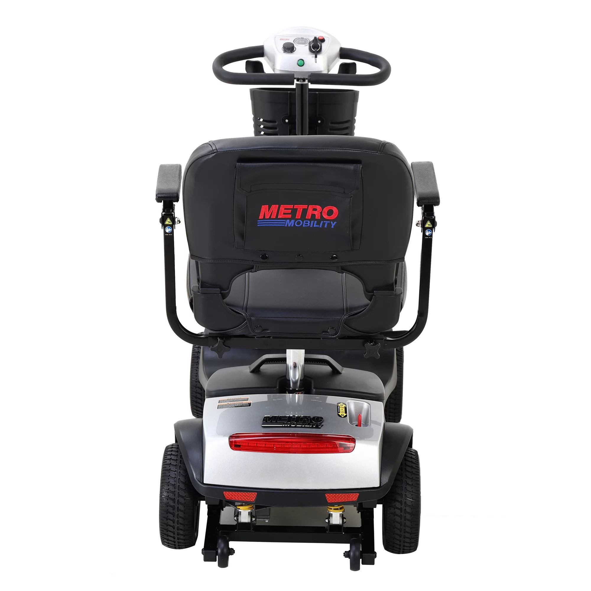 Travel Mobility Scooter, Heavy Duty Electric Scooters with 4 Anti-Tip Wheels, Compact Lightweight Mobility Scooters for Senior Adults Elderly, Foldable Mobility Scooter, Holds 300lbs, Purple