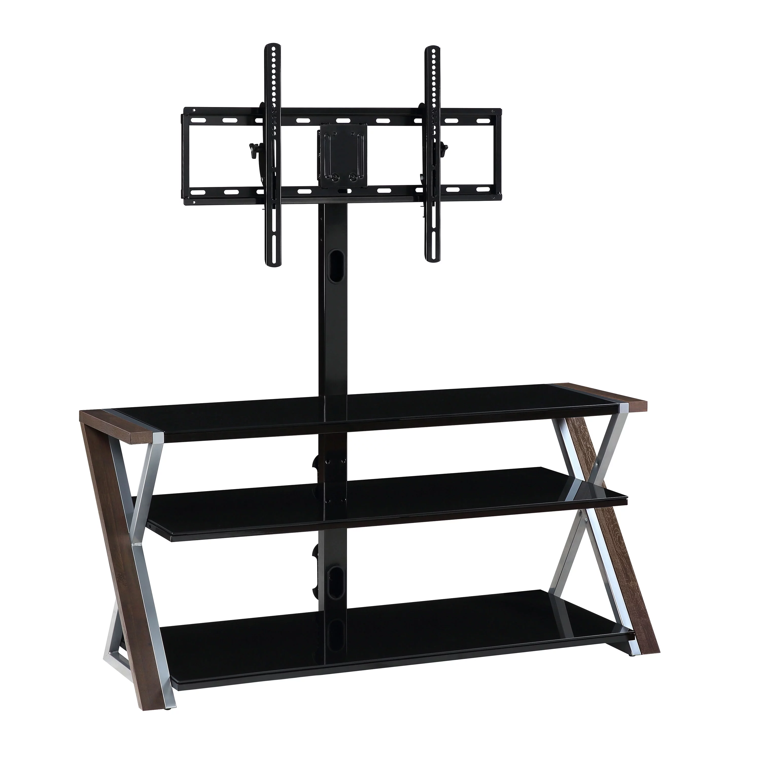 Whalen Xavier 3-in-1 Television Stand for TVs up to 70", Warm Ash