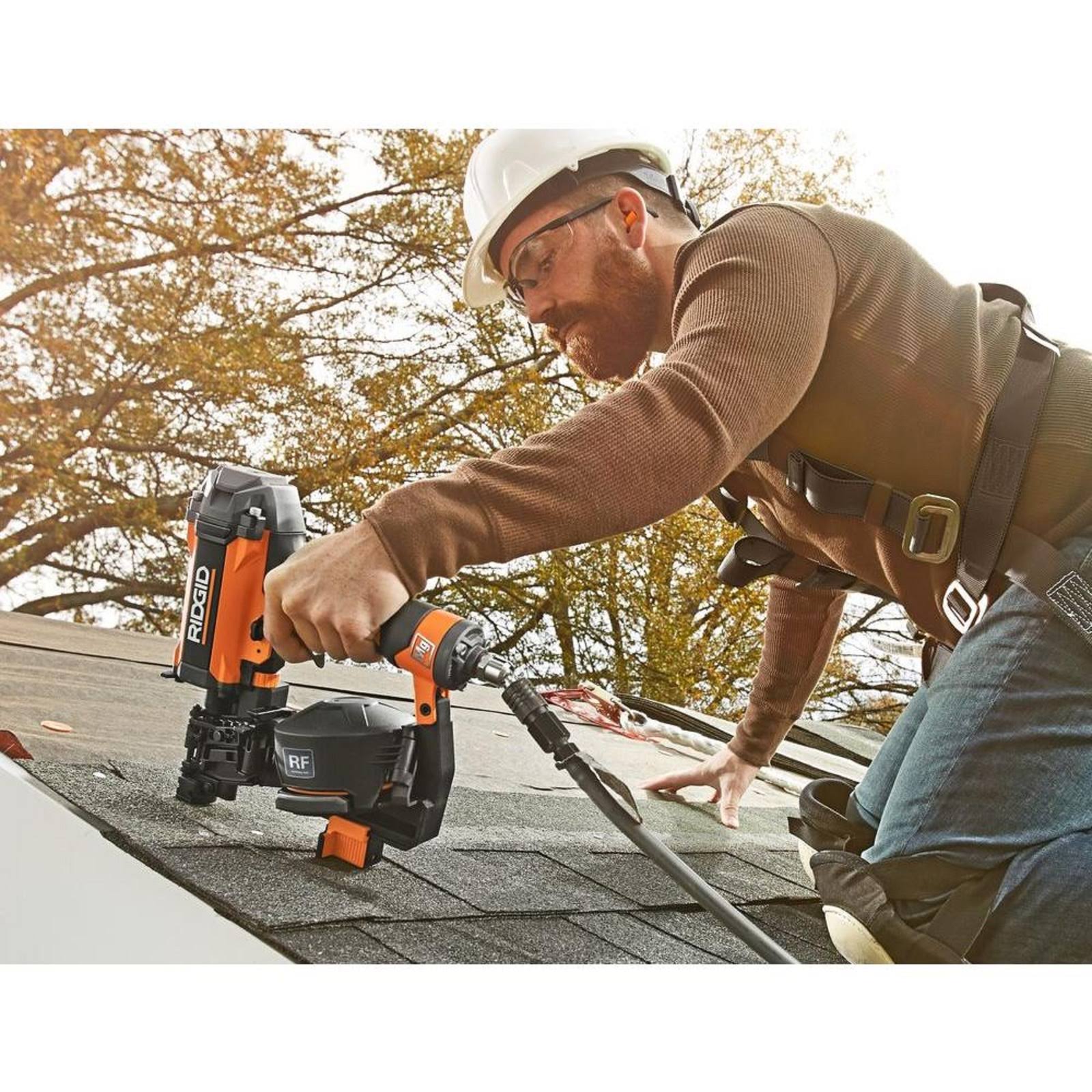 Ridgid - R175rnf 15-Degree 1-3/4 in. Coil Roofing Nailer