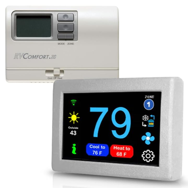Micro-Air EasyTouch Digital Wireless RV Thermostat Compatible with Coleman