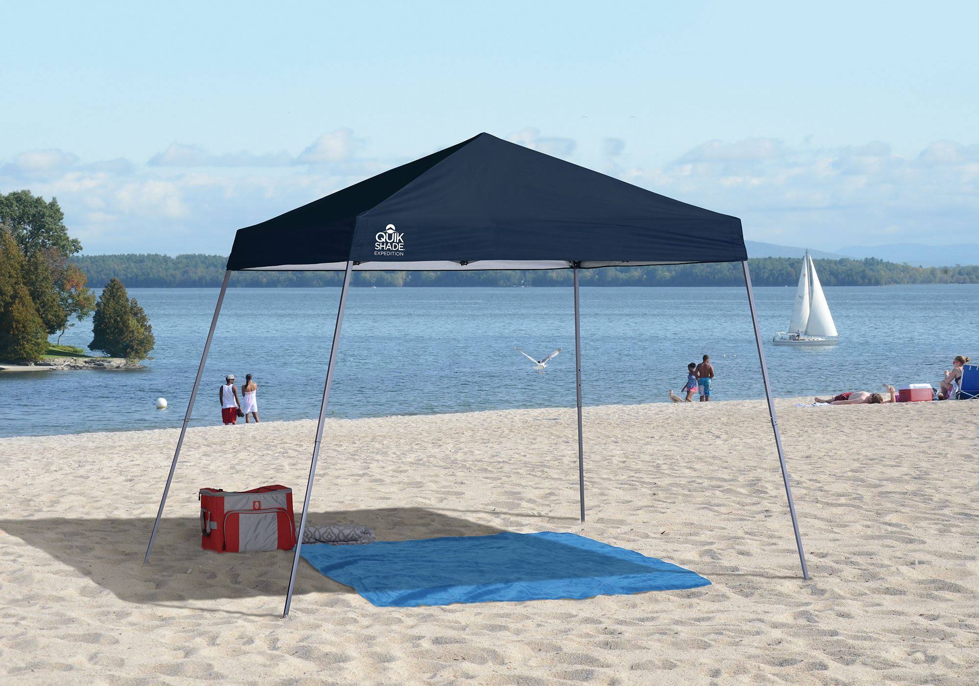 Quik Shade Expedition EX64 10& x 10& Slant Leg Canopy - Midnight Blue