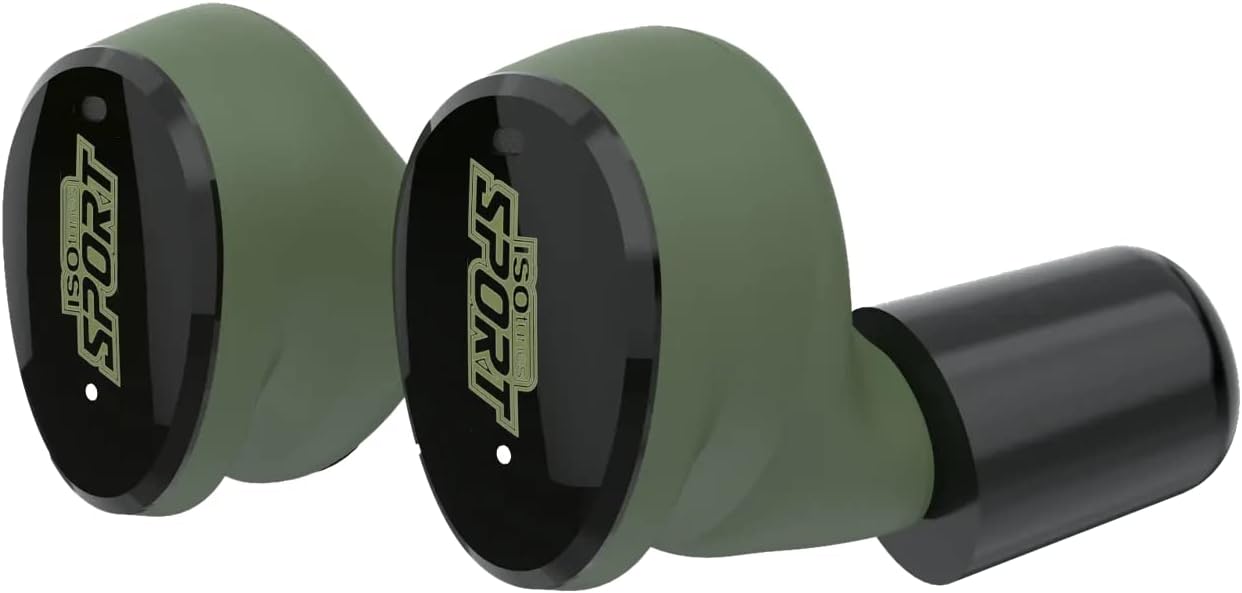 ISOtunes Sport Caliber Shooting Earbuds: True Wireless Bluetooth Hearing Protection, Water and Dust Proof, 13 Hour Battery, 25 dB Noise Reduction Rating (NRR)