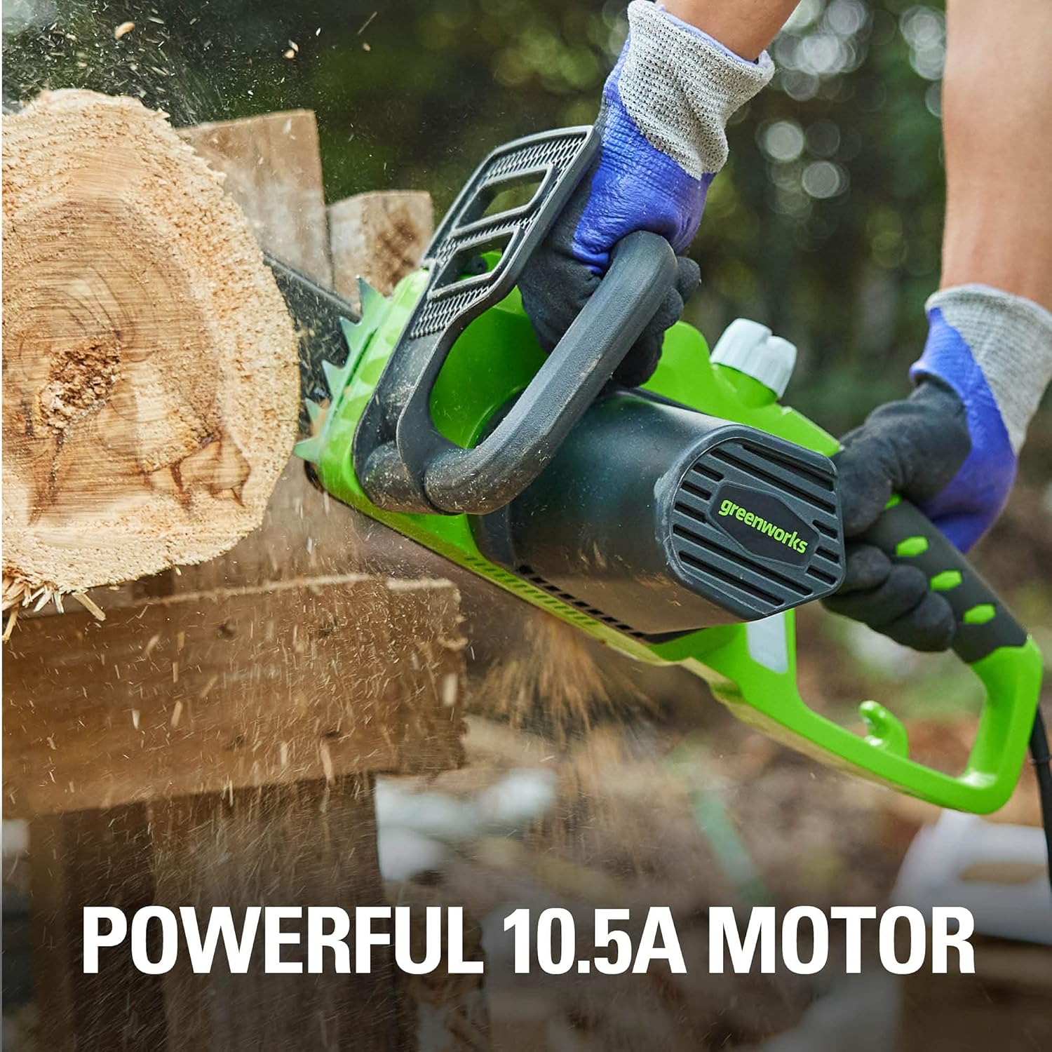 Greenworks 10.5 Amp 14-Inch Corded Chainsaw 20222 Pack of 2