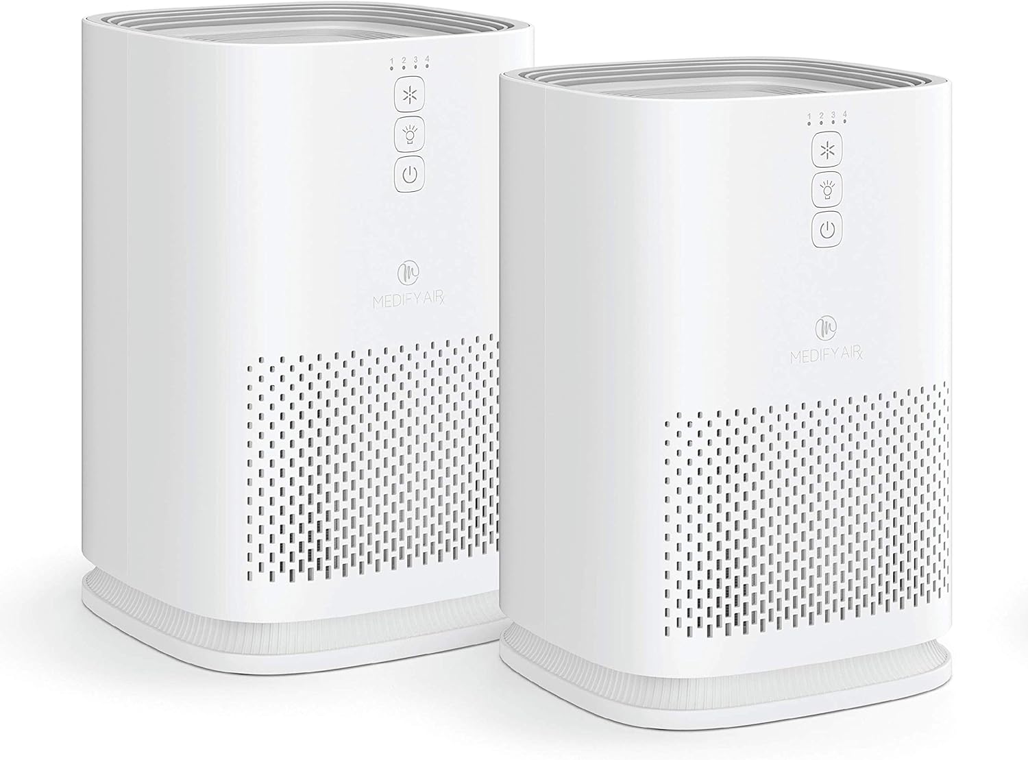 Medify MA-14 Air Purifier with H13 True HEPA Filter | 200 sq ft Coverage | for Allergens, Smoke, Smokers, Dust, Odors, Pollen, Pet Dander | Quiet 99.9% Removal to 0.1 Microns | White, 1-Pack