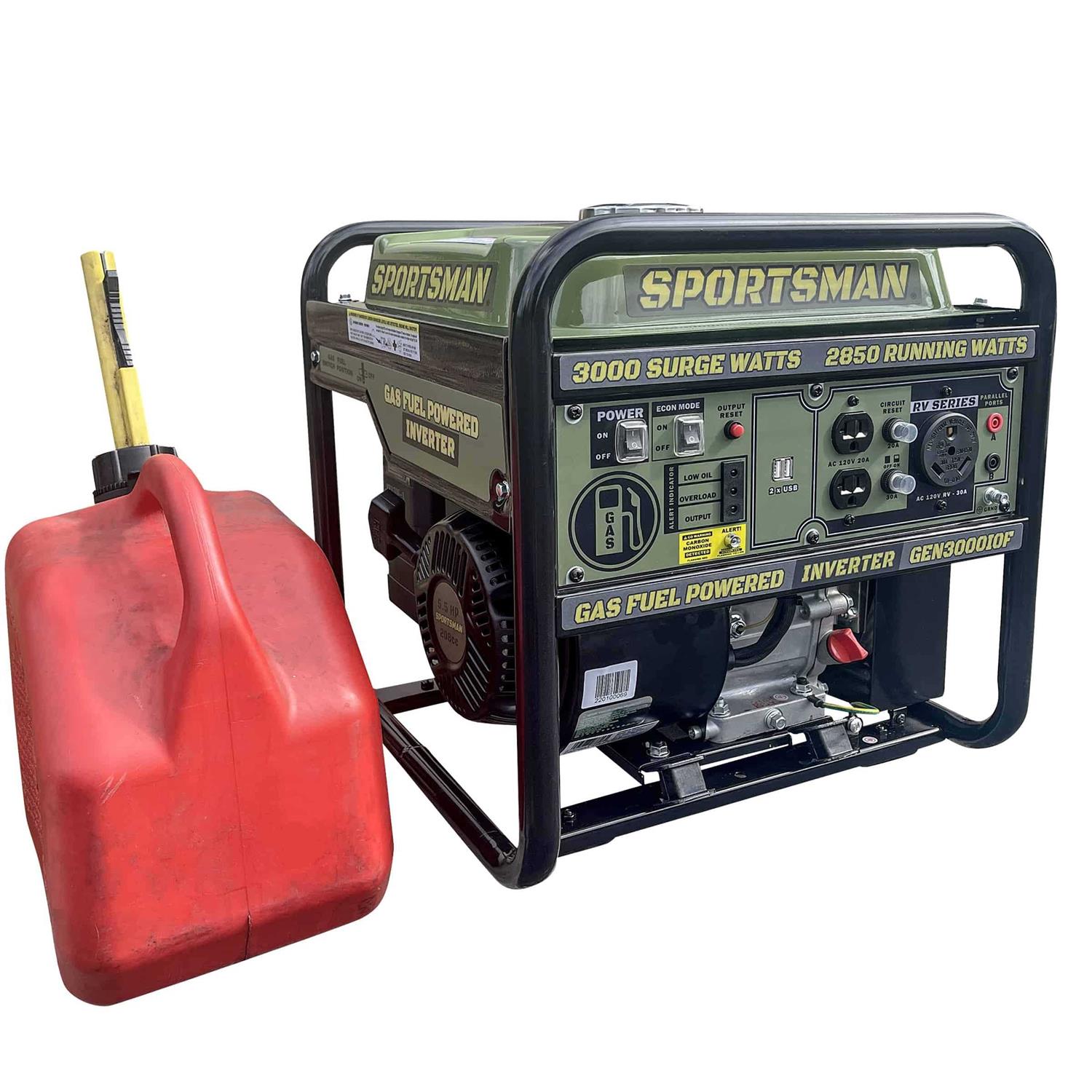 Sportsman 3000 Surge watt Open Frame Portable Gasoline Inverter Generator GEN3000IOF - Shop Hardware Tools Online Store