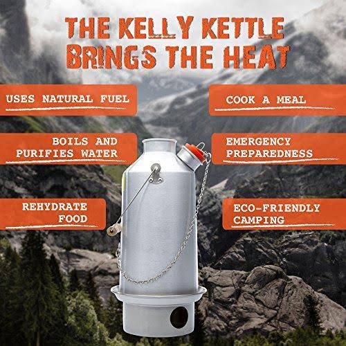 Camp Stove by Kelly Kettle. This Large Aluminum Base Camp Cook Stove,
