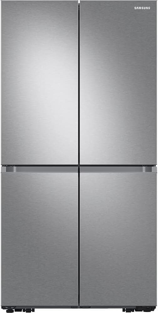 SAMSUNG 23 Cu Ft Smart Counter Depth 4-Door Flex Refrigerator w/ AutoFill Water Pitcher, Dual Ice Maker, Energy Star Certified, RF23A9071SR/AA, Fingerprint Resistant Stainless Steel