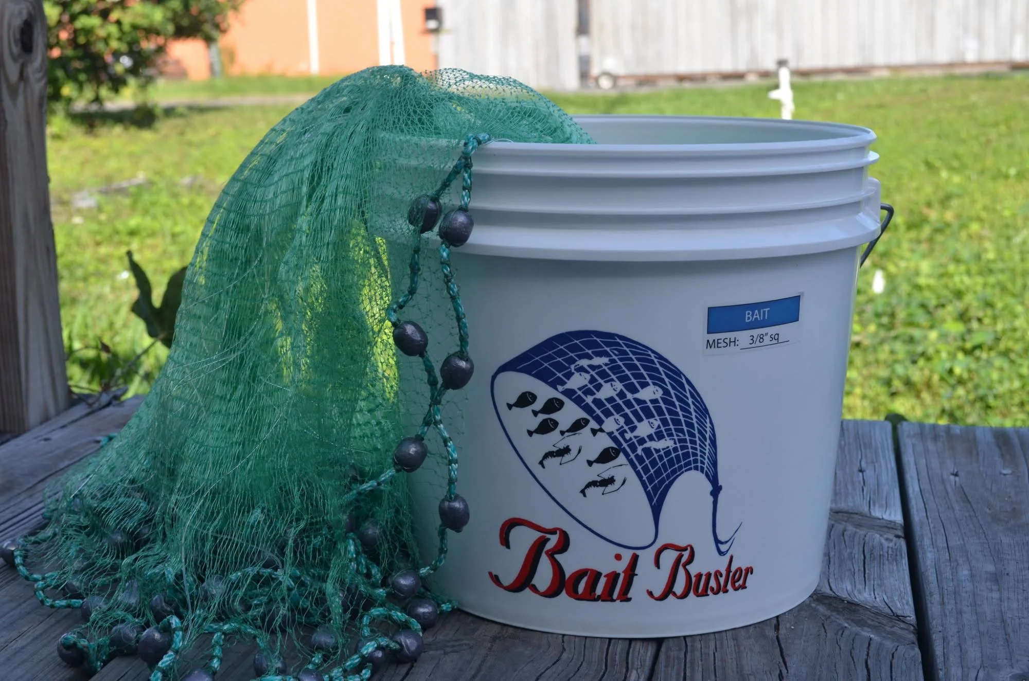 Bait Buster Cast Nets 1/2x22 Sq. Mesh