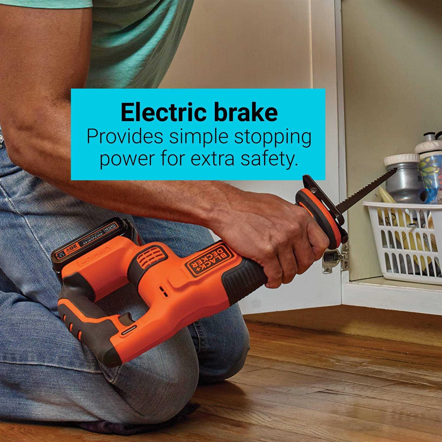 BLACK+DECKER 20V MAX Cordless Lithium Reciprocating Saw BDCR20B - Shop Hardware Tools Online Store