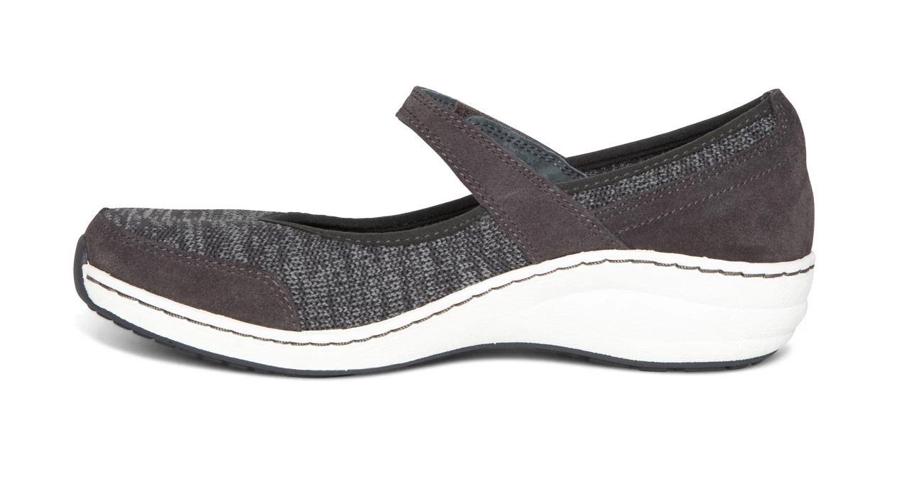 Aetrex Mina Mary Jane Charcoal / 35