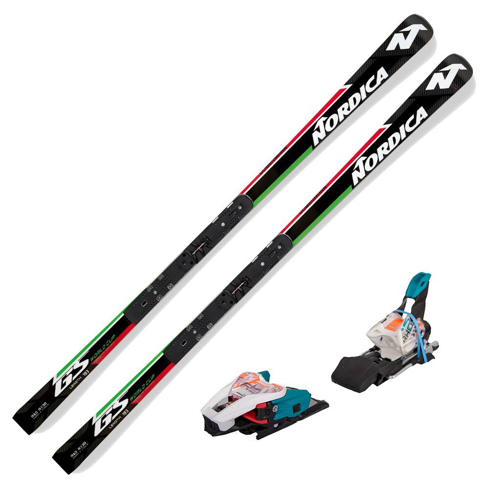 Nordica 2018 Dobermann GS WC Dept. Skis w/Race Xcell 12 Bindings