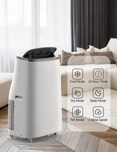 Portable Air Conditioners for Room up to 350 sq.ft Portable AC Unit with Remote Control, Cooling Fan and Dehumidifier