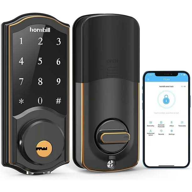 Smart Deadbolt hornbill Keyless Entry Door Lock for Front Door with Keypad - Shop Hardware Tools Online Store