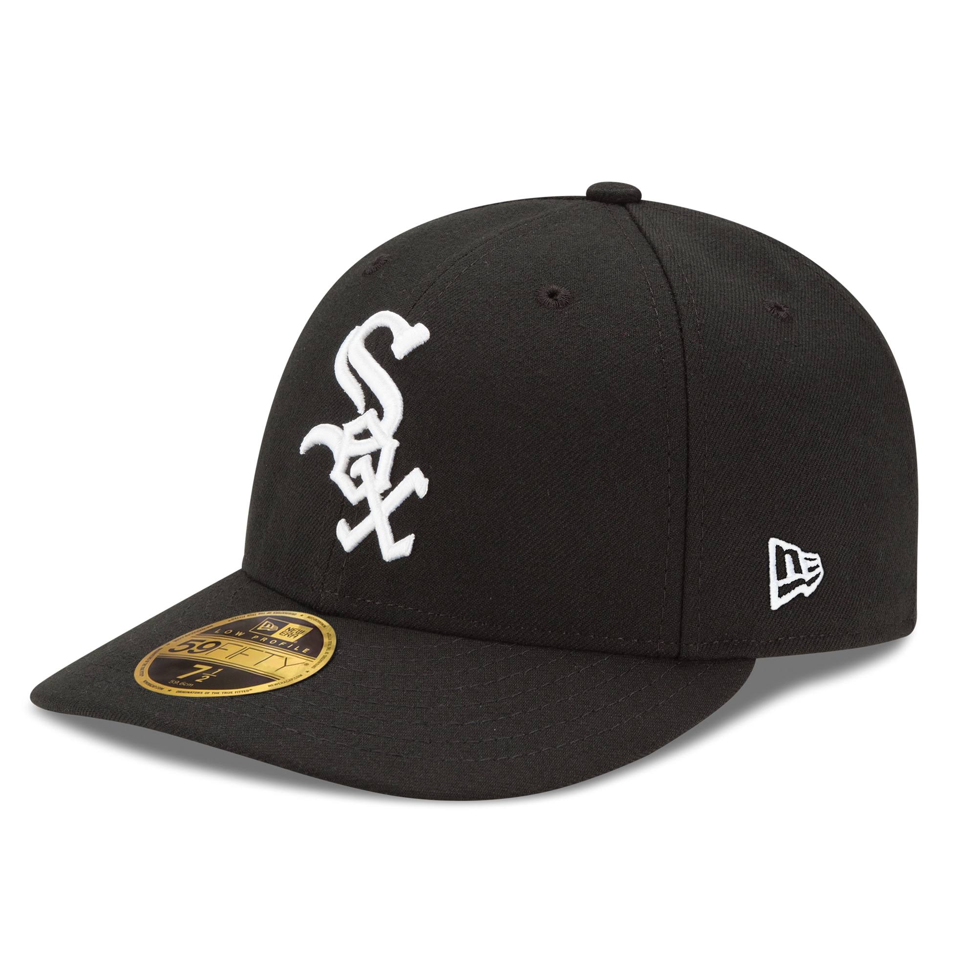 New Era Chicago White Sox Black Authentic Collection on Field Low Profile Game 59FIFTY Fitted Hat