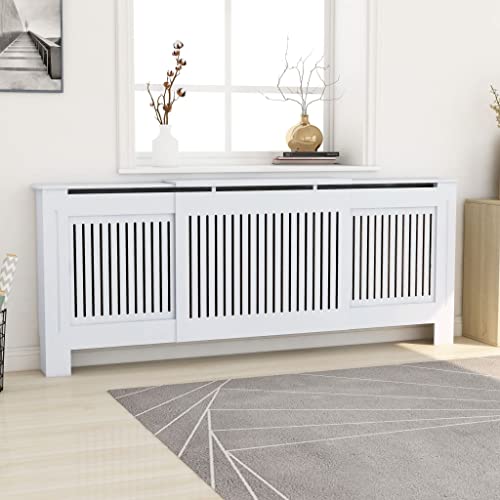 GOLINPEILO Radiator Cover Heater Cover Cabinet Shelf Household Appliance Heating Accessories, MDF Material Living Room Furniture Decor for Home and Office