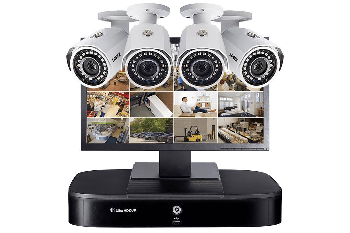 Lorex Mpx84mw 1080p 4 Camera 8 Channel 2 TB MPX DVR Security Surveillance Camera System New
