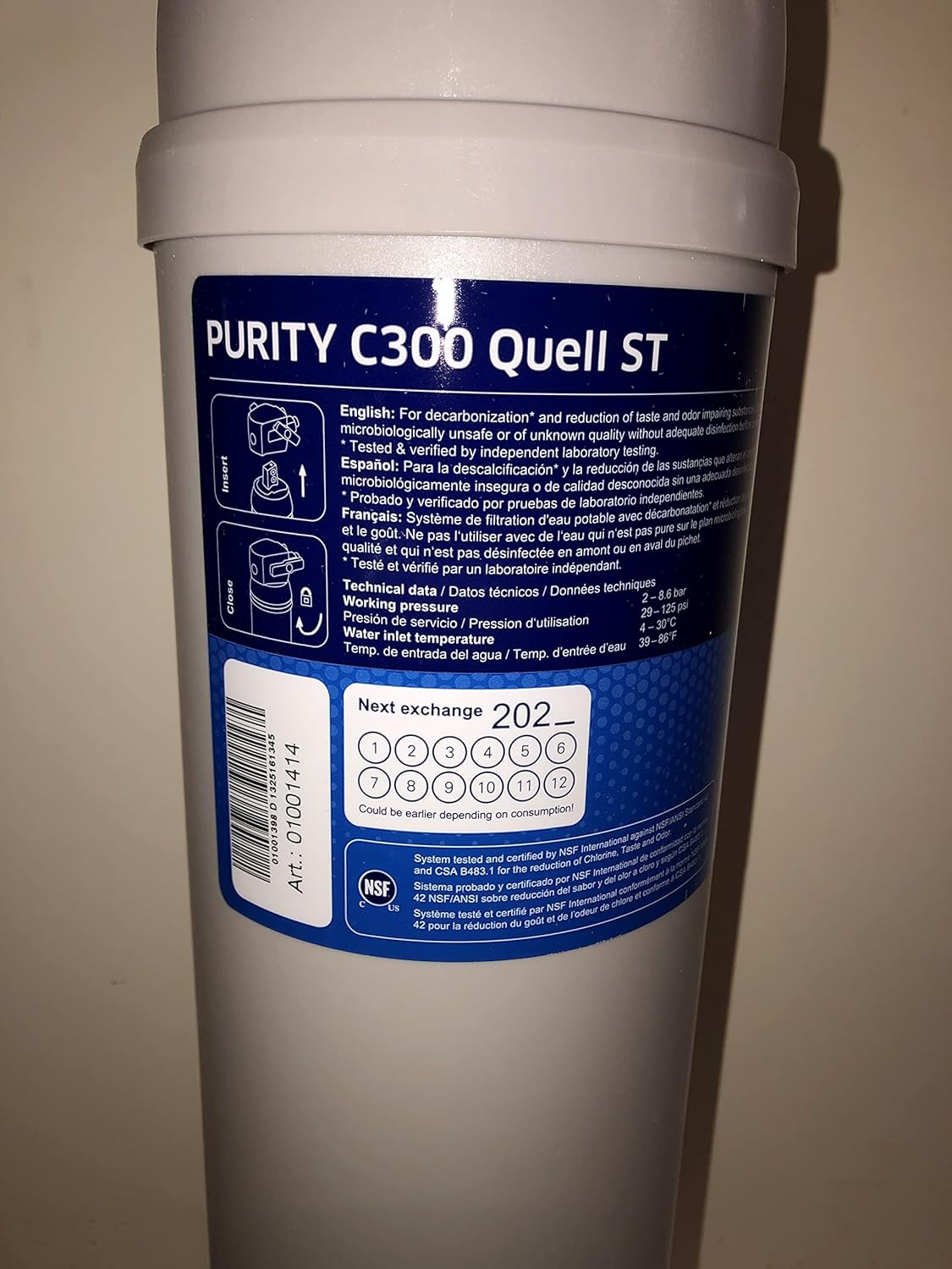 Vivreau Purity C300 Quell ST Filter cartridge (Mavea)