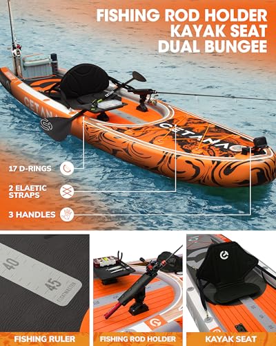 CETANA 11'6×35" Extra Wide Stand Up Paddle Board for Adults & Youth, 400lb Capacity Inflatable Paddle Board, Sup for 2+1 Person with Removable US Fin, 100L Backpack, Floating Paddle, Safety Leash