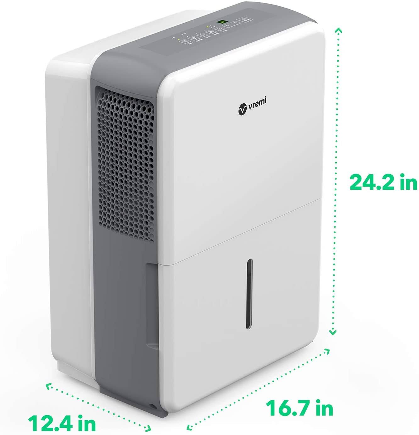Vremi 35 Pint 3,000 Sq. ft. Dehumidifier Energy Star Rated for Medium Spaces and Basements