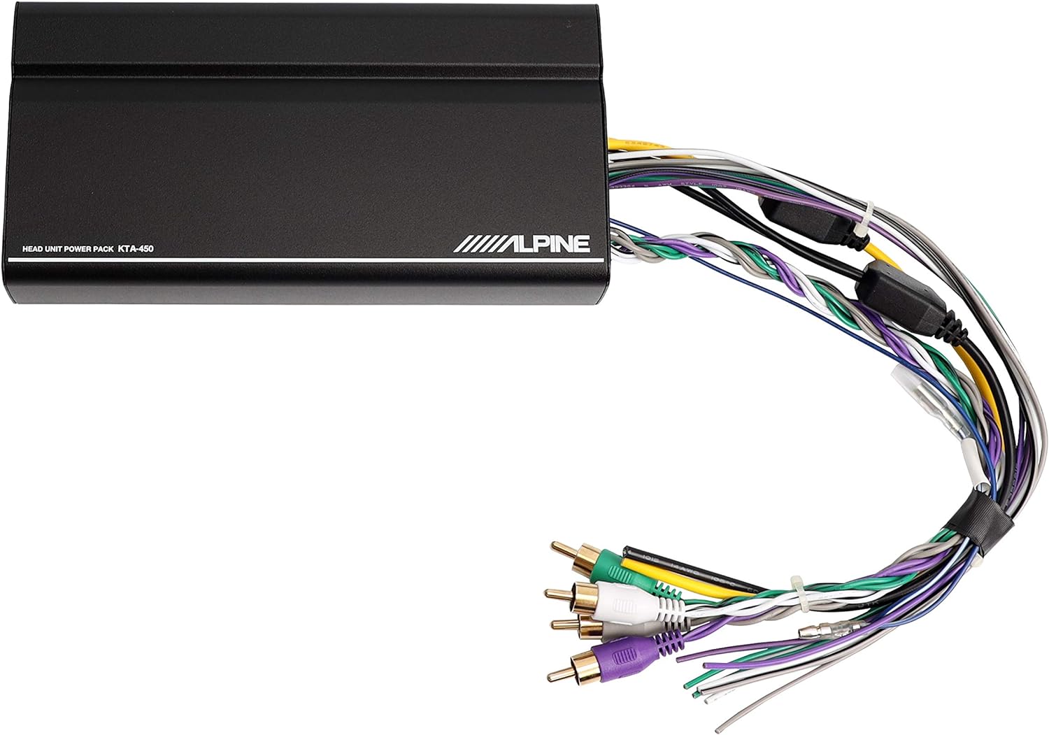 Alpine iLX-W650 Compatible with CarPlay & Android Auto - Includes KTA-450 4-Channel Amplifier, Back up Camera