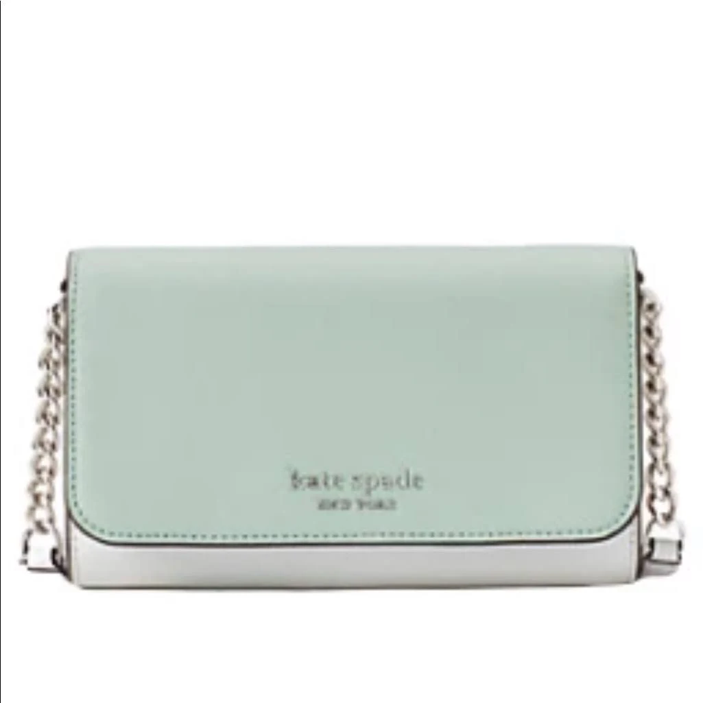 Kate Spade Bags | Kate Spade Cameron Small Flap Crossbody | Color Green/White | Size Os | Knoble1218&s Closet